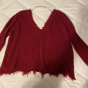 Bevello Burgundy Sweater